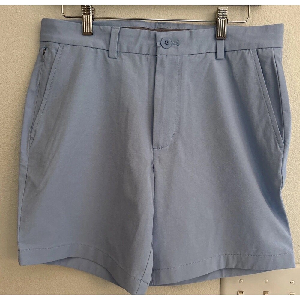 Vineyard Vines On the Go Short Men 30 Blue 7" Inseam Performance Stretch Golf